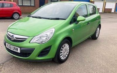 KU61 UNW VAUXHALL CORSA 1.2 5 DR